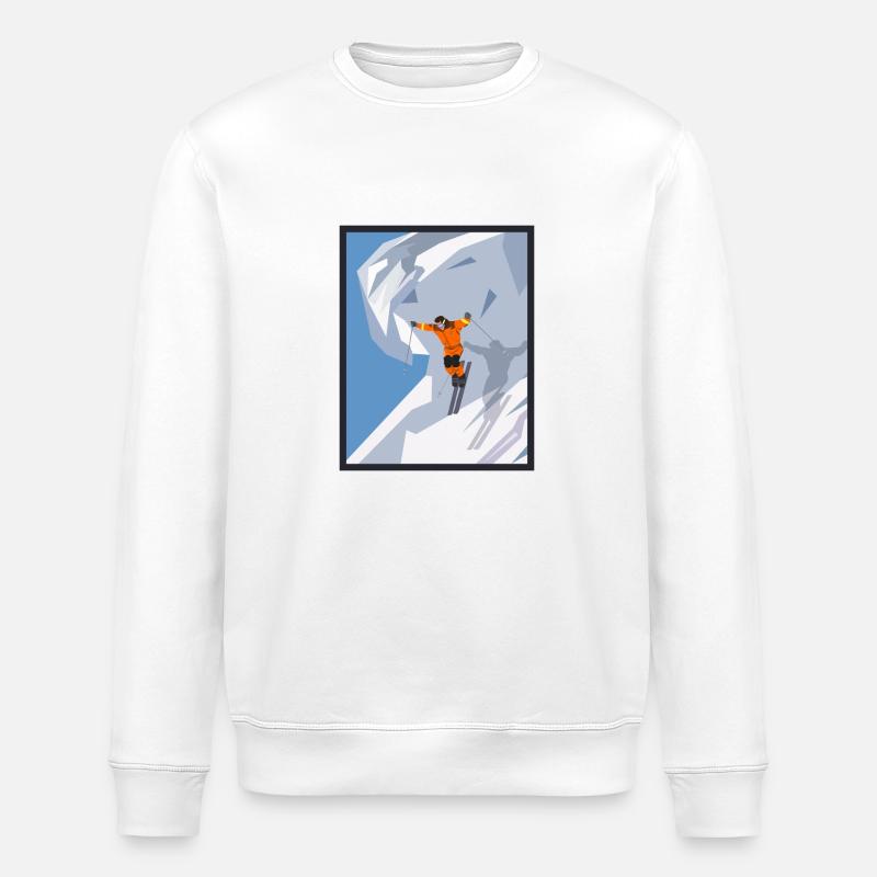 ski - Sweat bio ROLLER Stanley/Stella Unisexe - blanc
