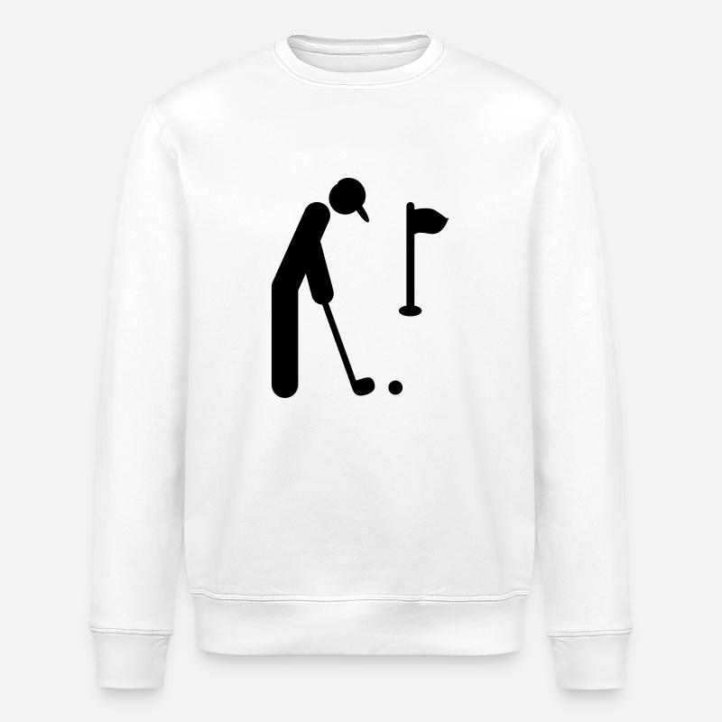 einlochen - Stanley/Stella Unisex Bio-Sweatshirt ROLLER - Weiß