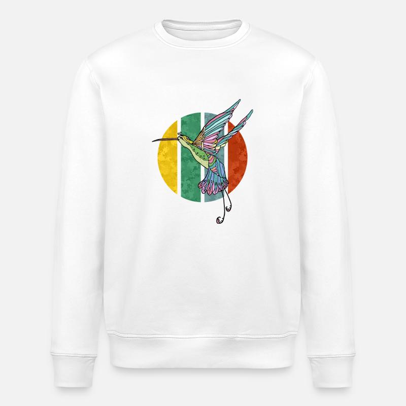 Kolibri - Stanley/Stella Unisex Bio-Sweatshirt ROLLER - Weiß