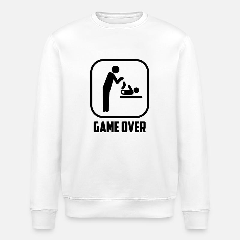 gameover - Sweat bio ROLLER Stanley/Stella Unisexe - blanc
