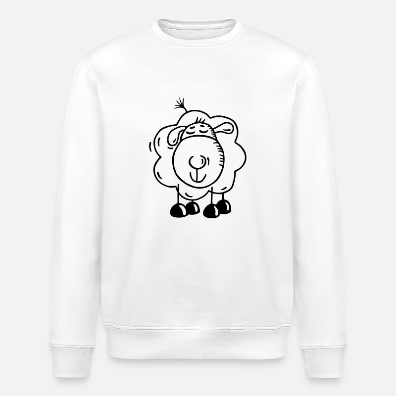 Rêver Sheep - Sweat bio ROLLER Stanley/Stella Unisexe - blanc