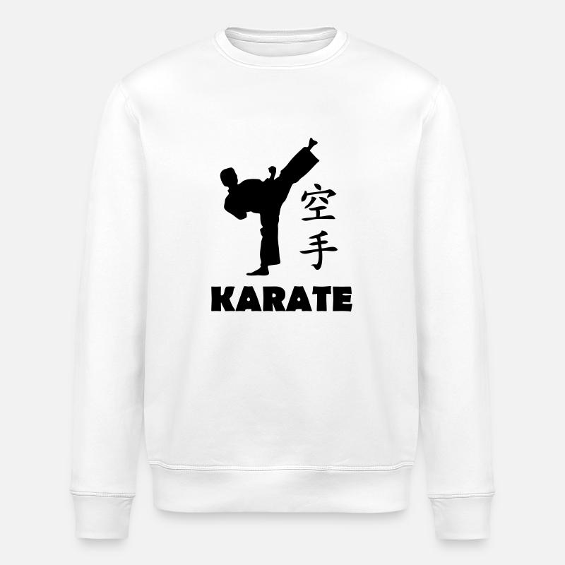 karate - Sweat bio ROLLER Stanley/Stella Unisexe - blanc