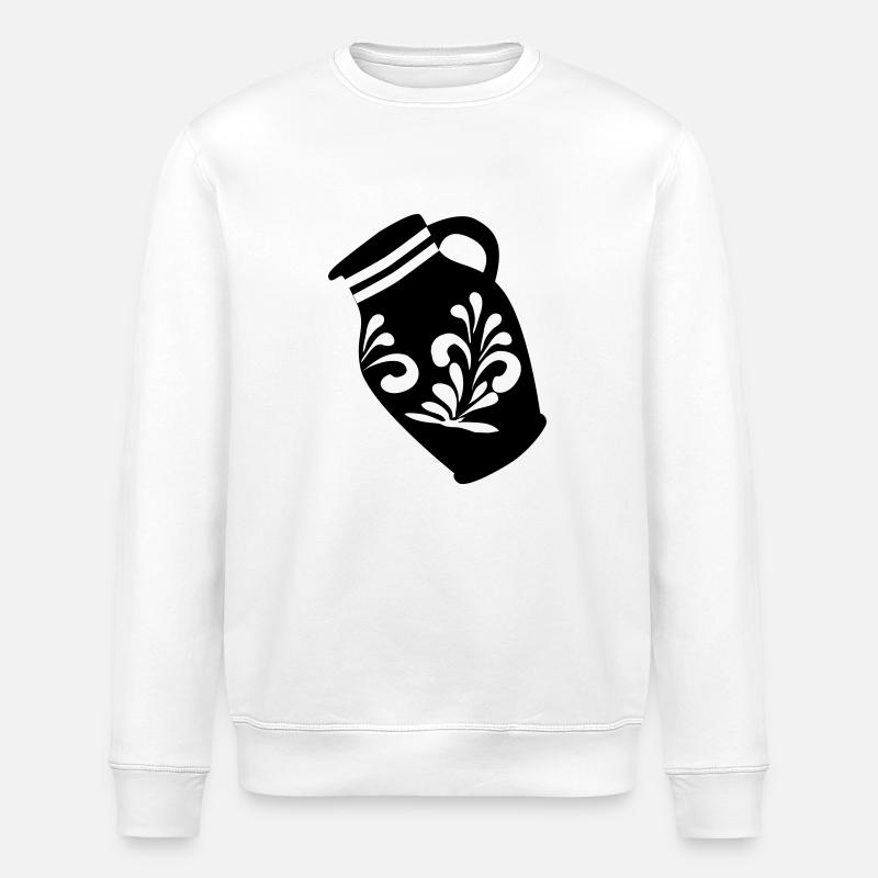 BEMBEL | Frankfurt Motive - Stanley/Stella Unisex Bio-Sweatshirt ROLLER - Weiß