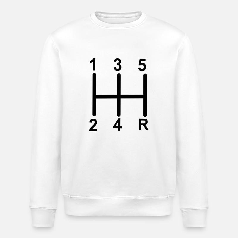 Gangschaltung - Stanley/Stella Unisex Bio-Sweatshirt ROLLER - Weiß