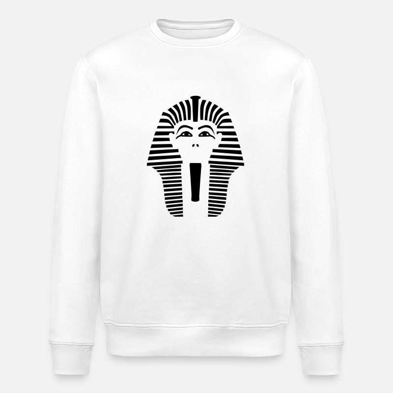 Pharaoh - Stanley/Stella ROLLER Unisex Organic Sweatshirt - white