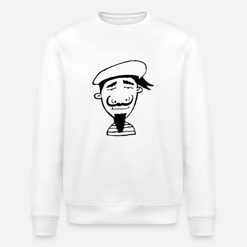 Matrose - Stanley/Stella Unisex Bio-Sweatshirt ROLLER - Weiß