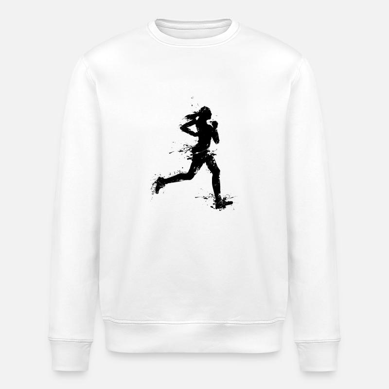 runner female - Sweat bio ROLLER Stanley/Stella Unisexe - blanc