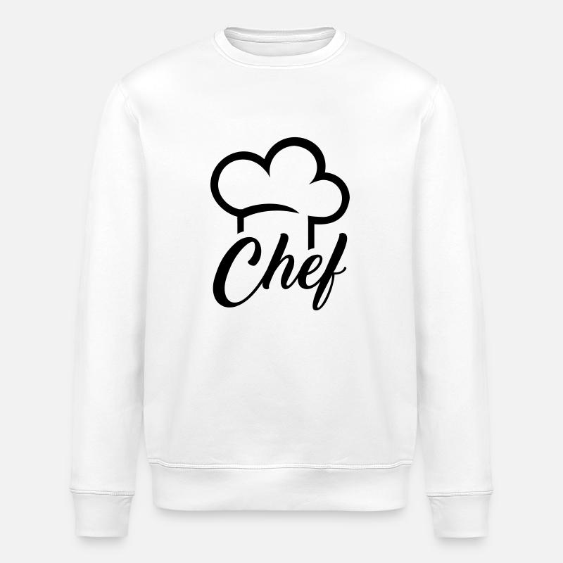 Chef - Stanley/Stella ROLLER Unisex Organic Sweatshirt - white