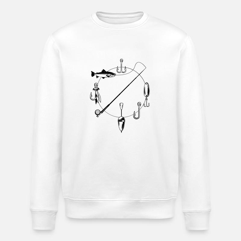 Équipement de pêche - Sweat bio ROLLER Stanley/Stella Unisexe - blanc