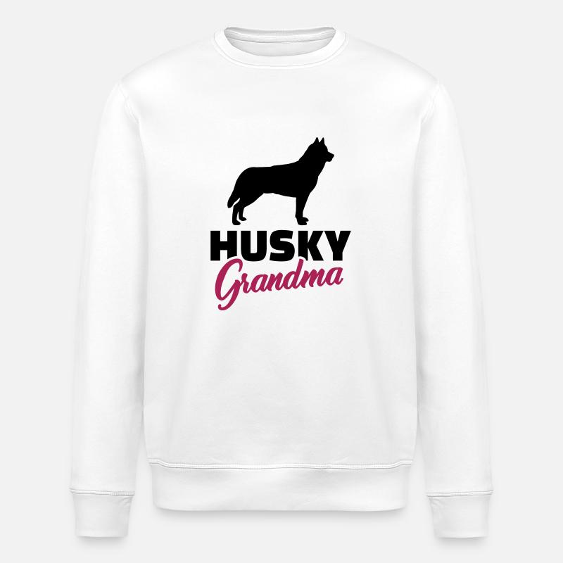 Husky - Stanley/Stella Unisex Bio-Sweatshirt ROLLER - Weiß