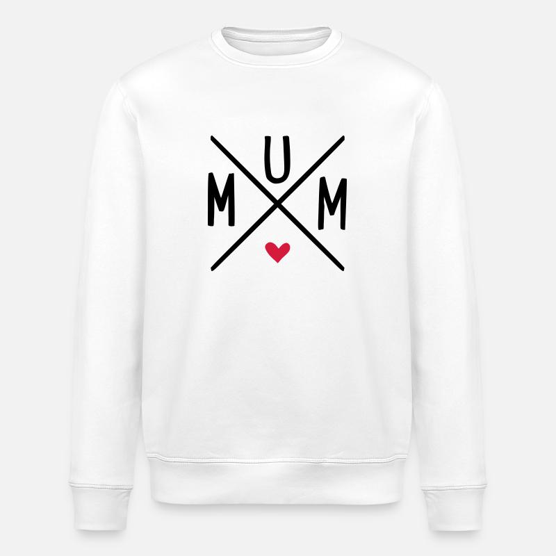 mum - Stanley/Stella Unisex Bio-Sweatshirt ROLLER - Weiß