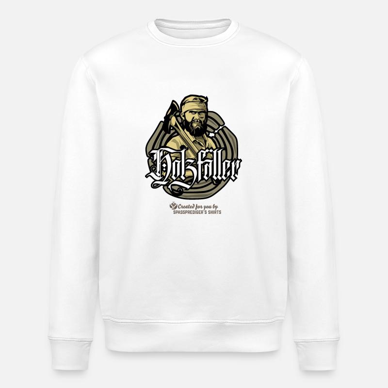 Holzfäller - Stanley/Stella Unisex Bio-Sweatshirt ROLLER - Weiß