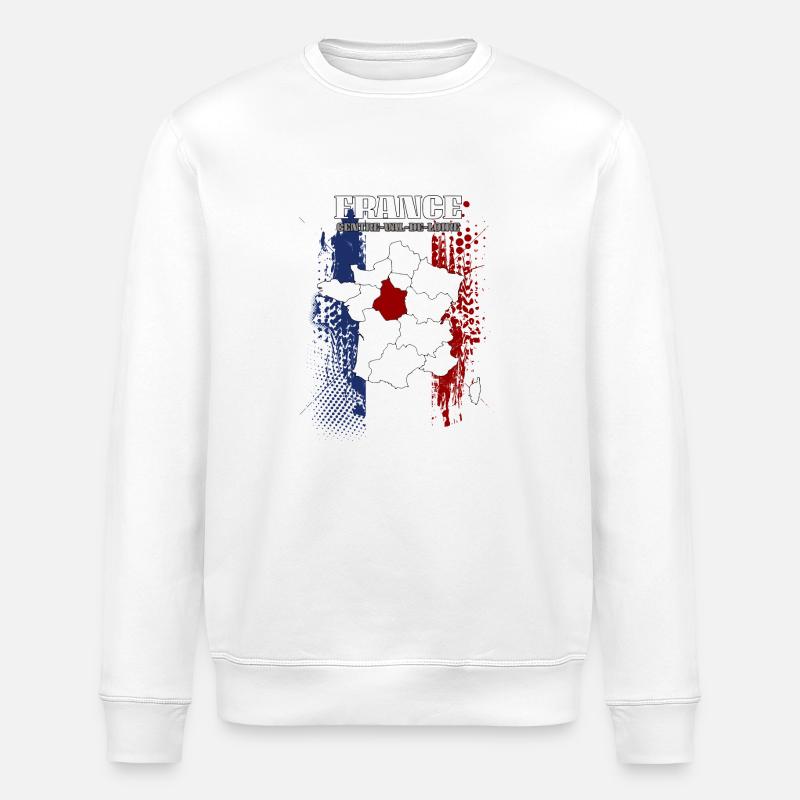 Centre val de Loire - Stanley/Stella Unisex Bio-Sweatshirt ROLLER - Weiß