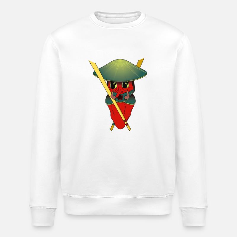 PIKE - Stanley/Stella ROLLER Unisex Organic Sweatshirt - white