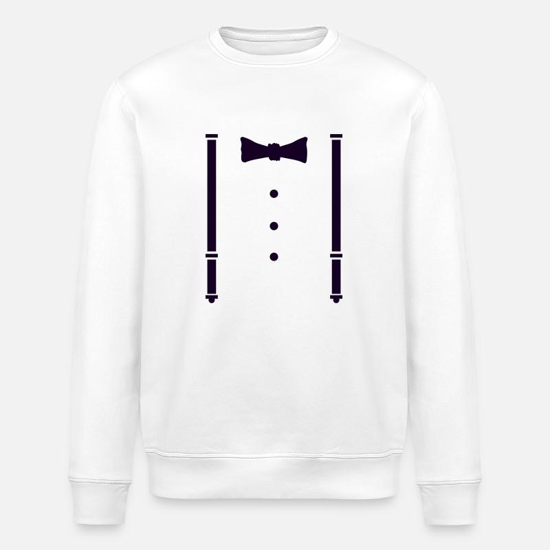 hosenträger - Stanley/Stella Unisex Bio-Sweatshirt ROLLER - Weiß