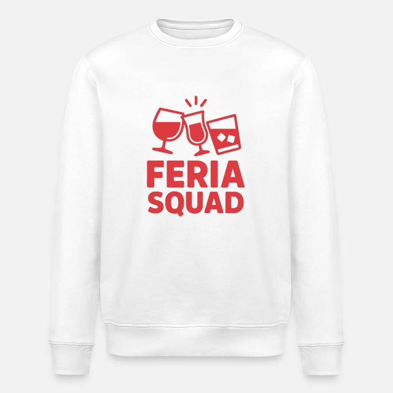 Feria Squad - Sweat bio ROLLER Stanley/Stella Unisexe - blanc