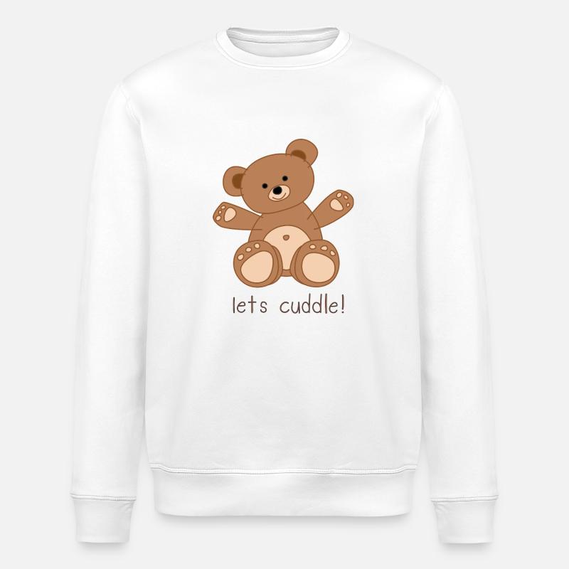CUDDLE - Stanley/Stella Unisex Bio-Sweatshirt ROLLER - Weiß