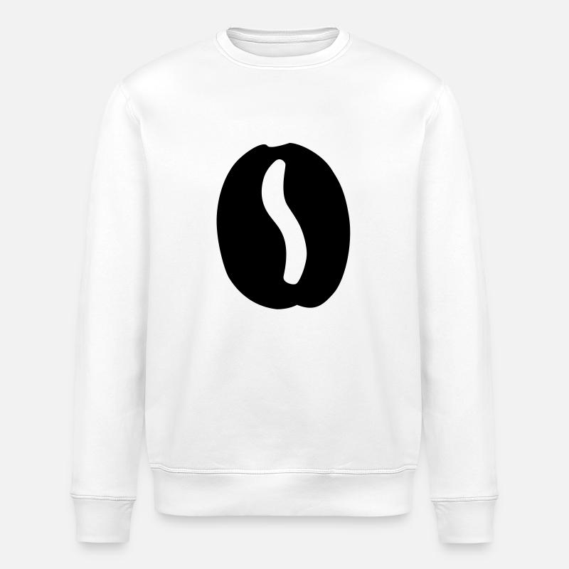 Kaffeebohne - Stanley/Stella Unisex Bio-Sweatshirt ROLLER - Weiß