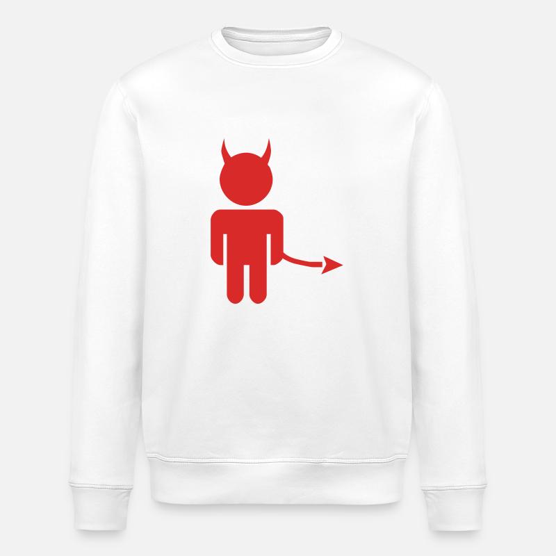 Little Devil - Stanley/Stella Unisex Bio-Sweatshirt ROLLER - Weiß