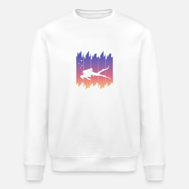 Tauchen - Stanley/Stella Unisex Bio-Sweatshirt ROLLER - Weiß