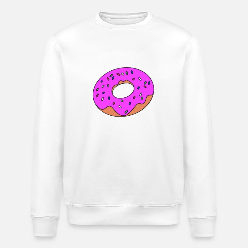 Donut Alone - Sweat bio ROLLER Stanley/Stella Unisexe - blanc