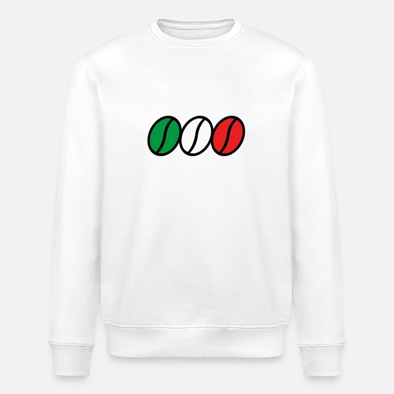 BARISTA. CAFFÈ ITALIANO - Sweat bio ROLLER Stanley/Stella Unisexe - blanc