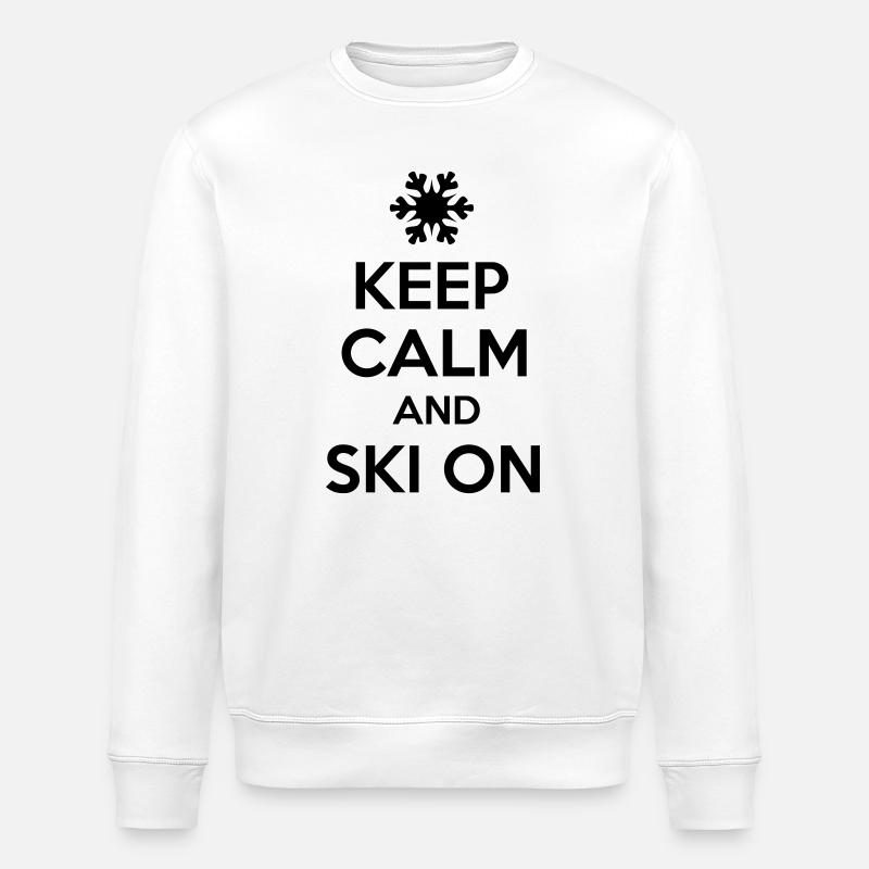Ski - Stanley/Stella Unisex Bio-Sweatshirt ROLLER - Weiß