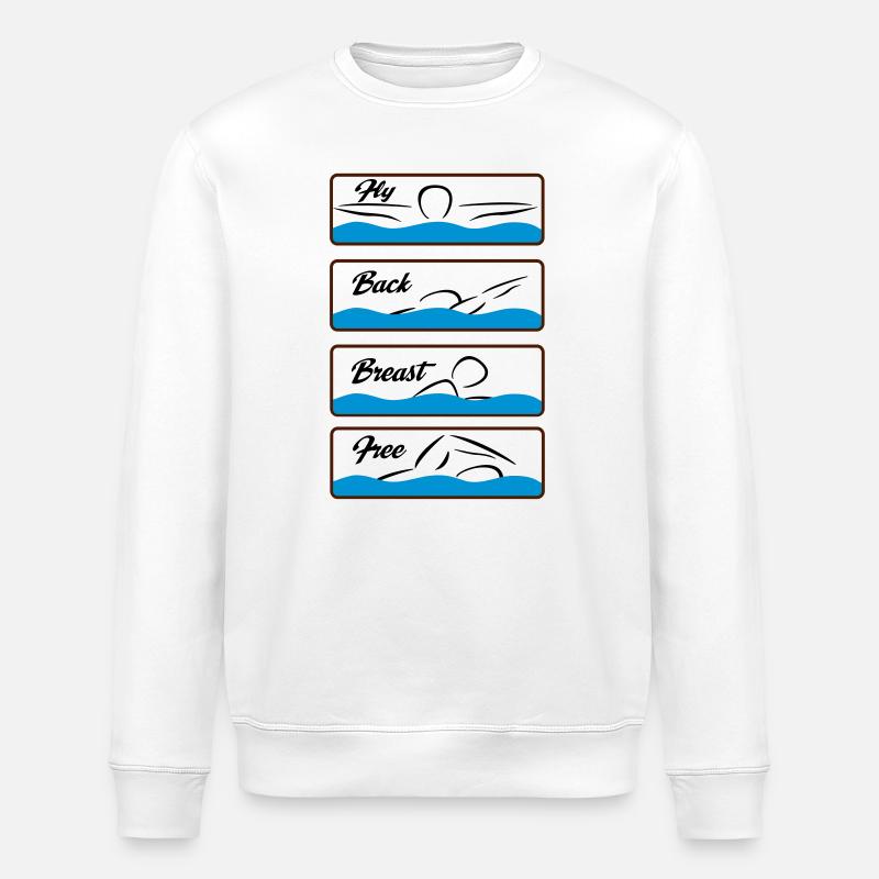 nage - Sweat bio ROLLER Stanley/Stella Unisexe - blanc