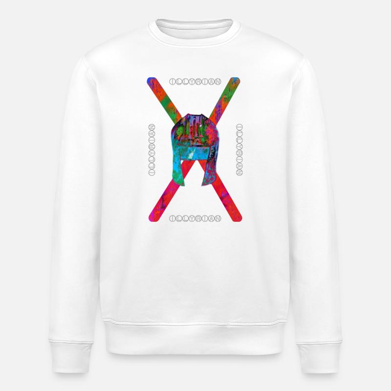 Illyrian 🇦🇱 - Stanley/Stella Unisex Bio-Sweatshirt ROLLER - Weiß