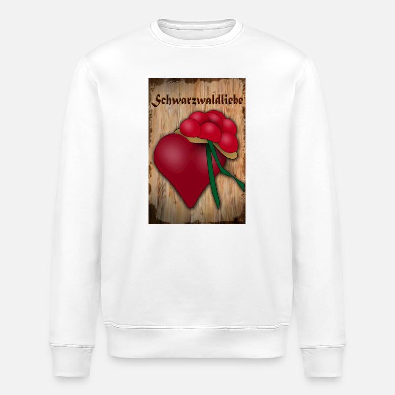 Schwarzwaldliebe - Stanley/Stella Unisex Bio-Sweatshirt ROLLER - Weiß