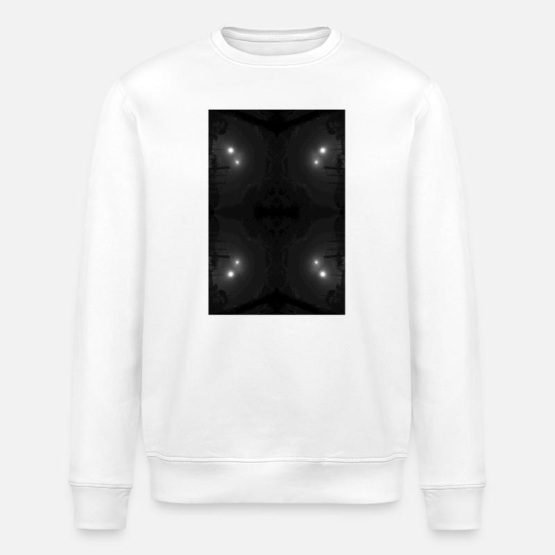 Dark Night V.1 - Stanley/Stella Unisex Bio-Sweatshirt ROLLER - Weiß