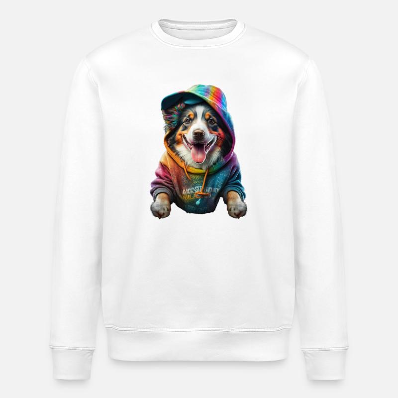 Pup élégant - Sweat bio ROLLER Stanley/Stella Unisexe - blanc