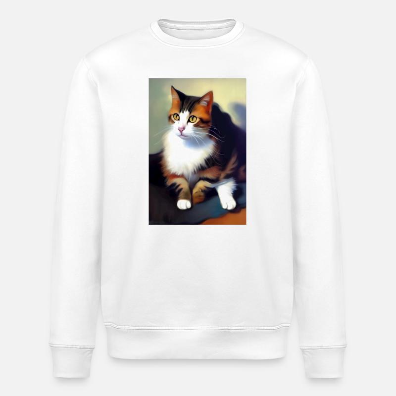 Image du chat - Sweat bio ROLLER Stanley/Stella Unisexe - blanc