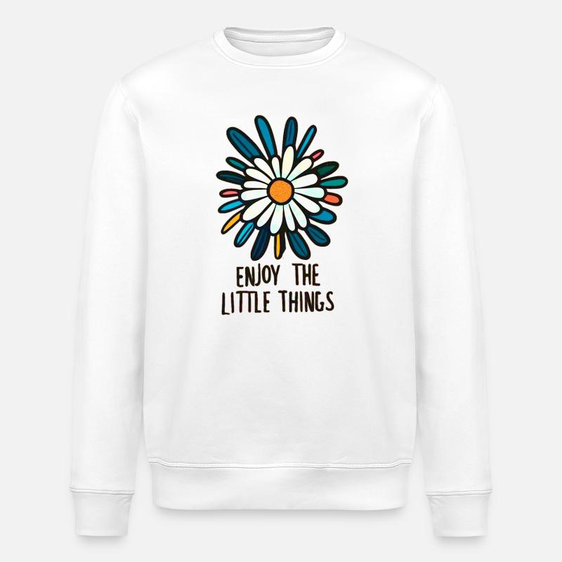 Enjoy the little Things - Stanley/Stella Unisex Bio-Sweatshirt ROLLER - Weiß