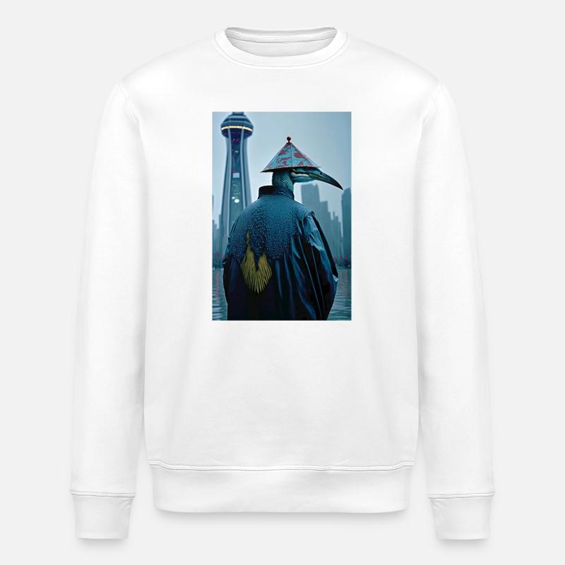 Anthropomorphic 01 - Stanley/Stella ROLLER Unisex Organic Sweatshirt - white