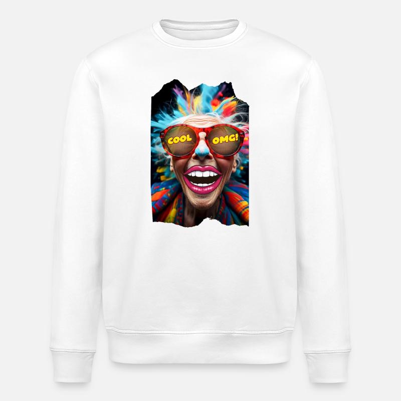 Karnevalsliebhaber - Stanley/Stella Unisex Bio-Sweatshirt ROLLER - Weiß