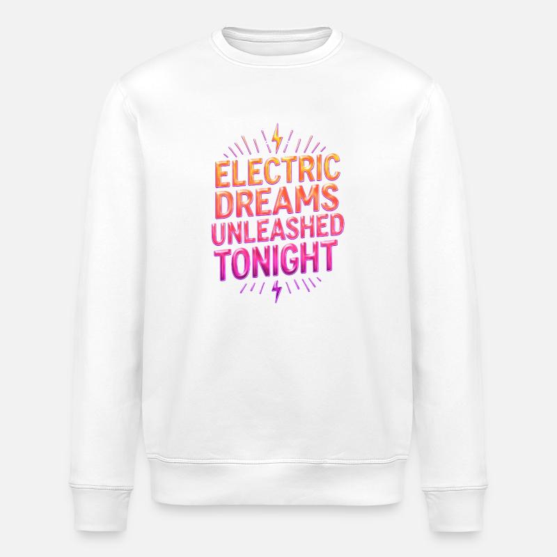 Electric Dreams - Reves Electriques - Sweat bio ROLLER Stanley/Stella Unisexe - blanc