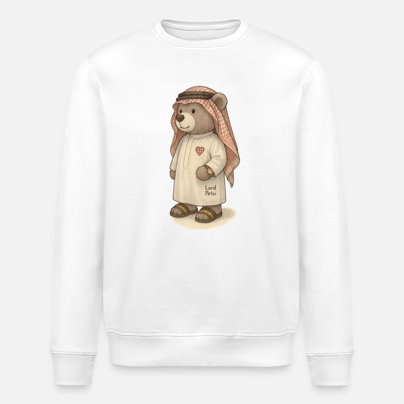 Lord Petzi Scheich - Stanley/Stella Unisex Bio-Sweatshirt ROLLER - Weiß