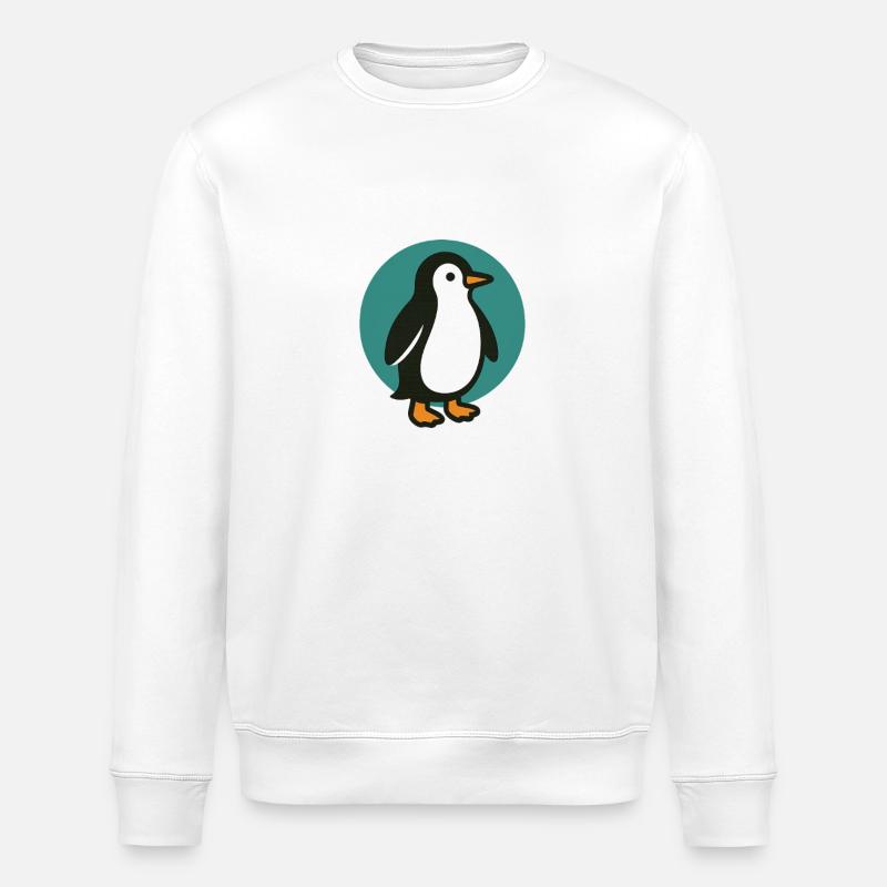 Pinguin - Stanley/Stella Unisex Bio-Sweatshirt ROLLER - Weiß
