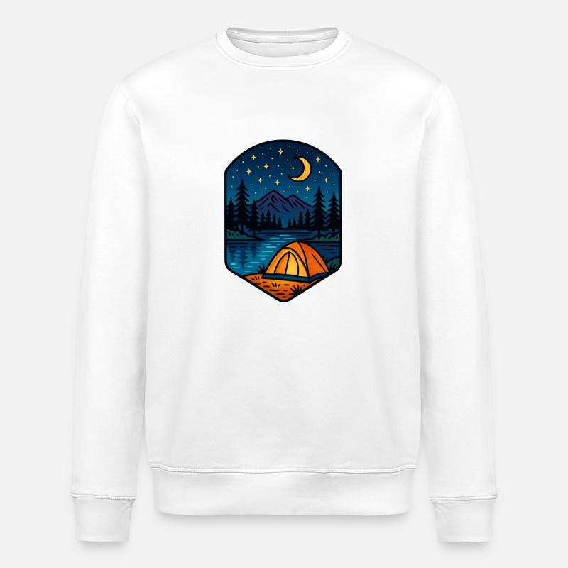 Flucht aus dem Sternensee - Stanley/Stella Unisex Bio-Sweatshirt ROLLER - Weiß