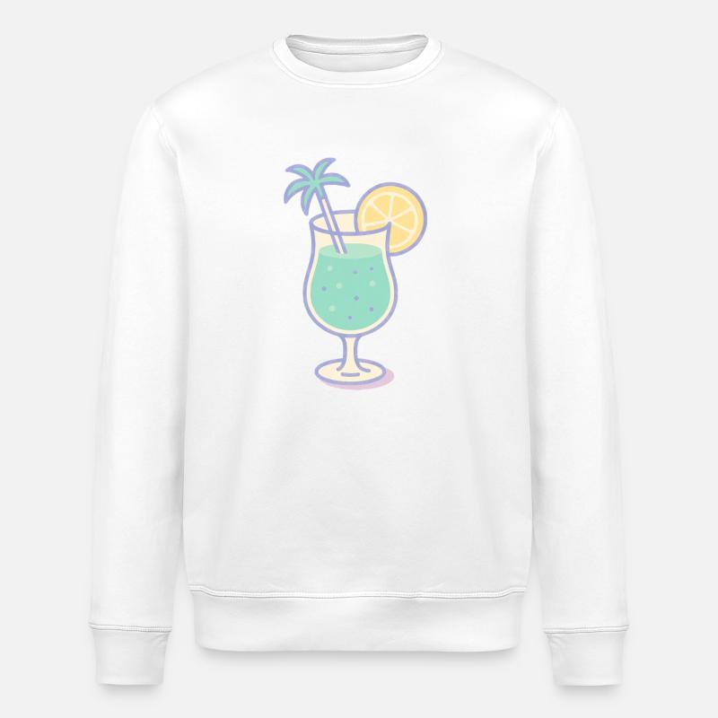 Siroter au paradis - Sweat bio ROLLER Stanley/Stella Unisexe - blanc