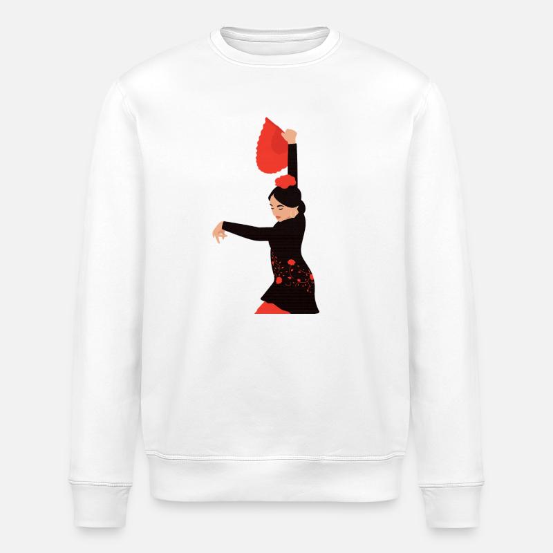 Flamand - Sweat bio ROLLER Stanley/Stella Unisexe - blanc