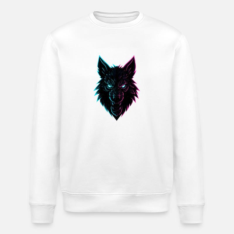 CROC NÉON - Sweat bio ROLLER Stanley/Stella Unisexe - blanc