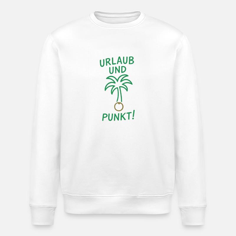 Vacances et point - Sweat bio ROLLER Stanley/Stella Unisexe - blanc