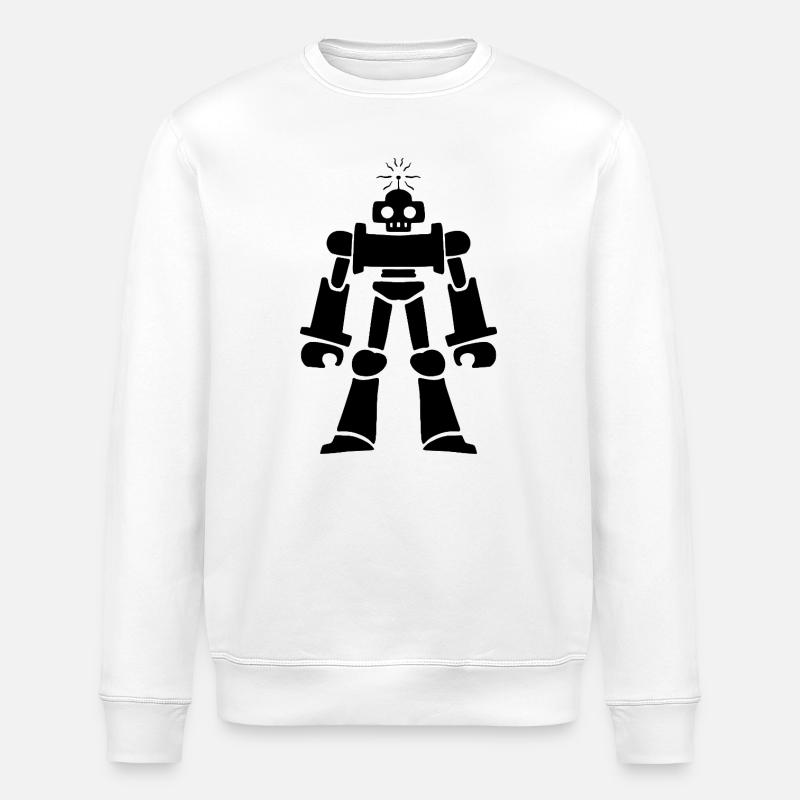 Robotron - Sweat bio ROLLER Stanley/Stella Unisexe - blanc