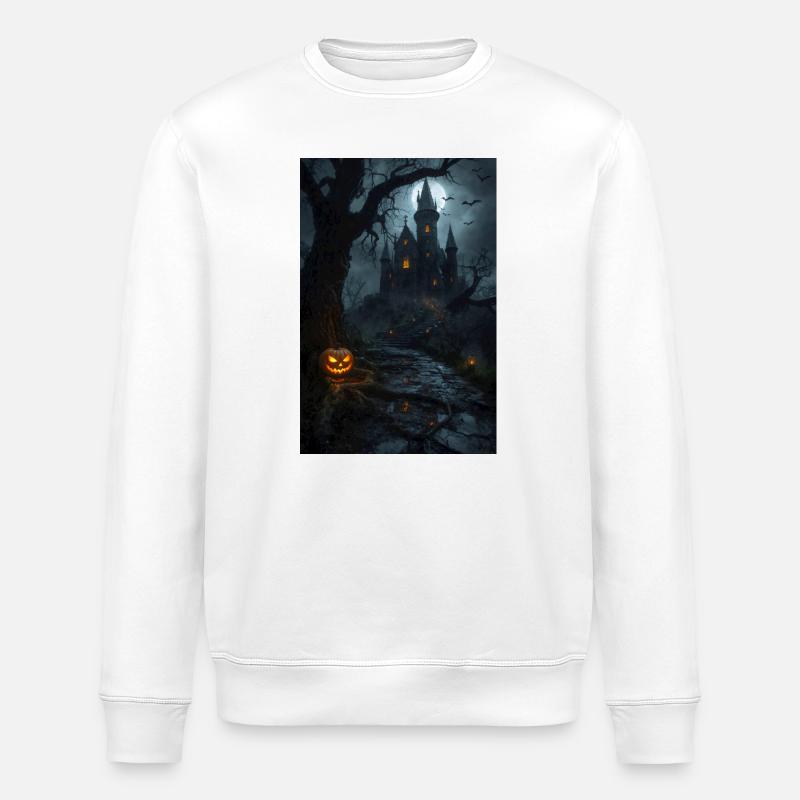 Gothic Halloween Horror - Stanley/Stella Unisex Bio-Sweatshirt ROLLER - Weiß