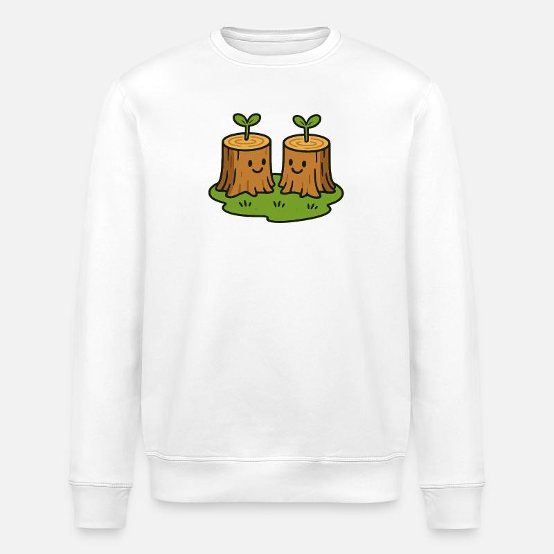 New Growth, Same Roots - Stanley/Stella ROLLER Unisex Organic Sweatshirt - white