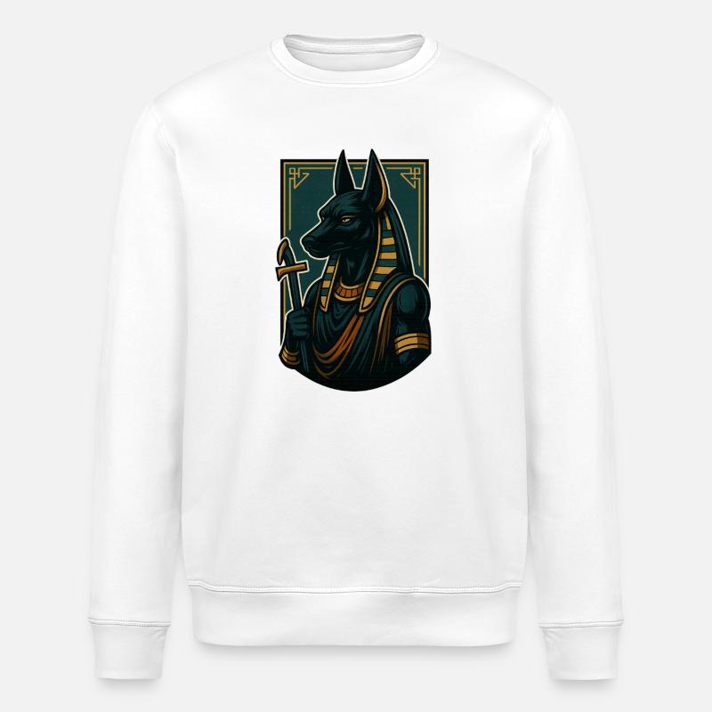 Anubis - Stanley/Stella Unisex Bio-Sweatshirt ROLLER - Weiß