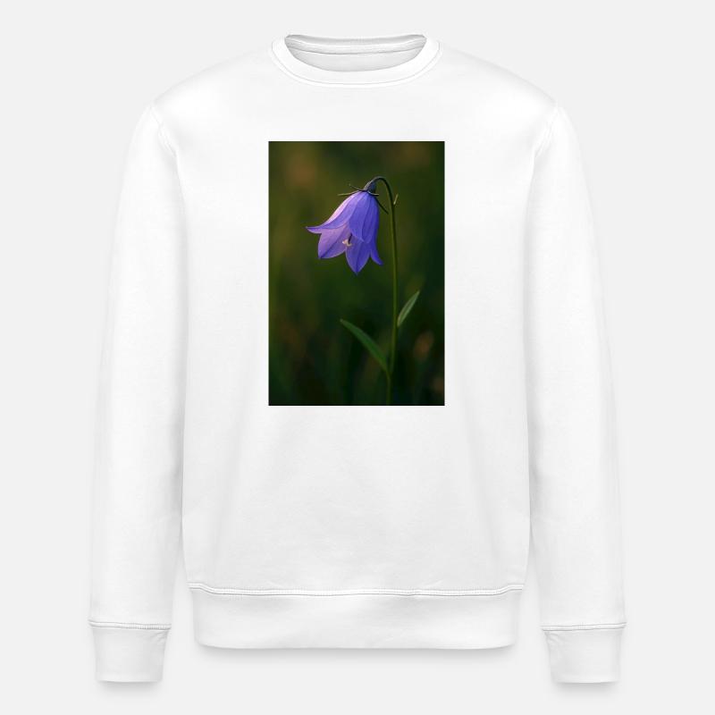 Rundblättrige Glockenblume - Stanley/Stella Unisex Bio-Sweatshirt ROLLER - Weiß