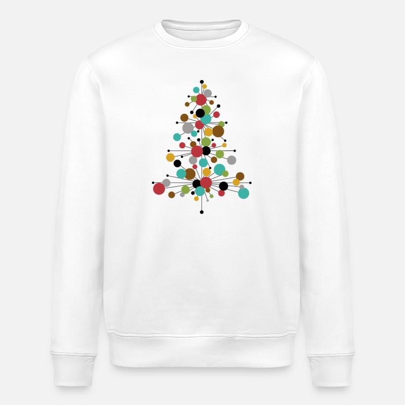 Have a Cool Yule! – Retro Weihnachtsdesign - Stanley/Stella Unisex Bio-Sweatshirt ROLLER - Weiß